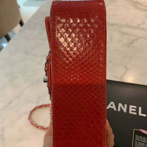 Chanel ombré python shoulder crossbody bag - Picture 5 of 9